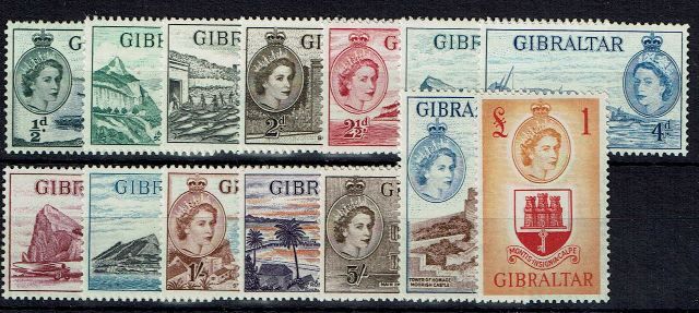 Image of Gibraltar SG 145/58 UMM British Commonwealth Stamp